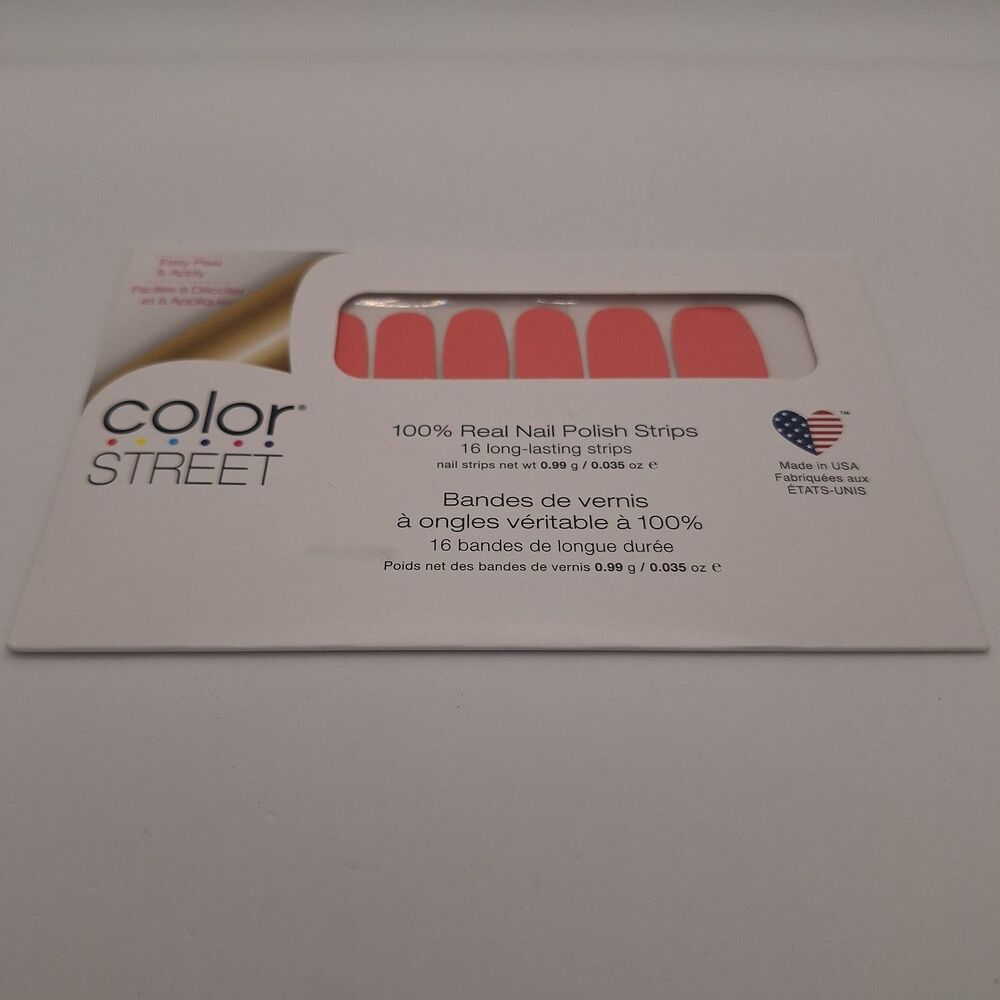 Color Street Nail Strips – Caribbean Coral (Retired)